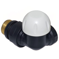 V175310EFS9005OSX Термоклапан трьохосьовий BLACK MATTE Ø1/2&Prime; SX (лівий) FIRST CORNER Carlo Poletti Srl