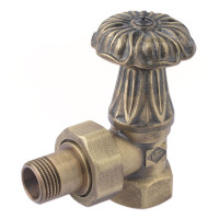 V67310MA Кран радіаторний кутовий BRONZE Ø1/2&Prime; ARTISTIC Carlo Poletti Srl