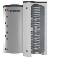 3270162282263 Теплоакумулятор 1000 л (гофрований змійовик INOX для ГВП) ECO COMBI 1 VC (м`яка зйомна ізоляція) Cordivari srl