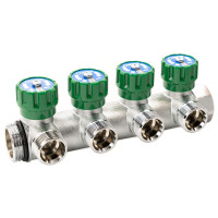 6300R8C1005V4A Розподільчний колектор FLEXUS 90° Ø1″ x 4 x 3/4″ EK (з ущільненням) GENERAL FITTINGS SPA