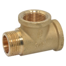 F138R006 Трійник латунний Ø1 1/2&Prime; З-В-В FP Pattaroni