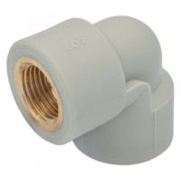 P224016012 Коліно PP-R з внутрішньою різьбою Ø16 x 1/2&Prime; PRAWTECH Sp. z o.o.
