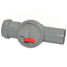 ZVA51PP Зворотній клапан каналізаційний Ø50 PP з примусовим перекриттям REDI s.p.a.