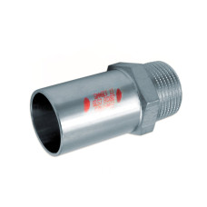 393102115 Абзац-перехідник сталевий Ø15 х 1/2″ З оцинкований (опалення) STEELPRES® RM