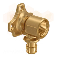 1059822 Водорозетка латунь Q&E Ø16 х 1/2&Prime; ВР (для кріплення на планку/стіну) Uponor GmbH