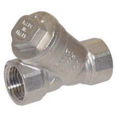 610.1/2 Фільтр магістральний Ø1/2&Prime; нікельований з вушком для пломбування PN25 0/+120°C F.A.R.G. srl