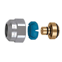 681524 Гайка хромована для пластикових і МП труб Ø3/4″ x 11,5÷12 / 14-16 мм Caleffi S.p.a