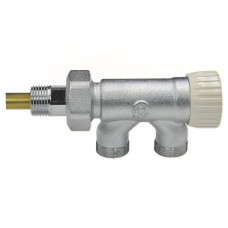 450140 Кран нижнього підключення радіатора Ø1/2&Prime; x 23 p. x 1,5 (проток 100%)  Caleffi S.p.a