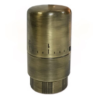 A40900M Термостатична латунна головка (рідинний сенсор) BRUSH BRONZE M30 x 1,5 Carlo Poletti Srl