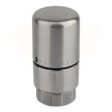 A40900J Термостатична латунна головка (рідинний сенсор) BRUSH SILVER M30 x 1,5 Carlo Poletti Srl