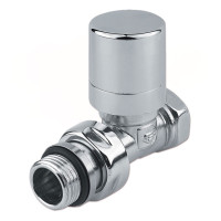 V142710CB Кран-термостат прямий ХРОМ Ø1/2&Prime; FIRST THERMO Carlo Poletti Srl