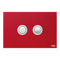 VS0877303 Клавіша (пневматика) CRYSTAL Red (матова кругла) Valsir S.p.A.