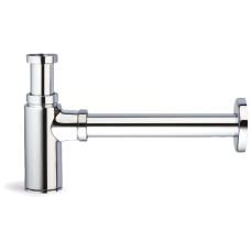 486114 Сифон латунний ХРОМ для умивальника (під автопробку) BRIGITTE Ø32 х 1 1/4″ Ghidini SpA