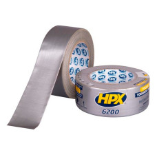 CS5025 Високоміцна стрічка армована одностороння HPX6200 48 мм х 25 м срібляста HPX