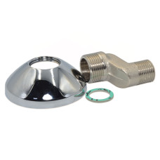 F217CR001 Ексцентрик 25 мм з розеткою (хром) до змішувача Ø1/2&Prime; x 3/4&Prime; ЗЗ FP Pattaroni S.r.l.