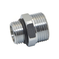 F543CR001 Ніпель редукційний (хром) Ø1/2&Prime; (ущільнення) х 3/4&Prime; EK ЗЗ FP Pattaroni S.r.l.