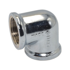 F90CR002 Коліно (хром) Ø1/2&Prime; ВВ FP Pattaroni