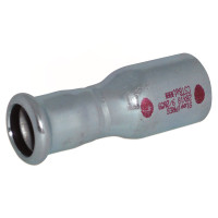 391028015 Перехідник сталевий Ø28 х Ø15 оцинкований (опалення) STEELPRES® RM