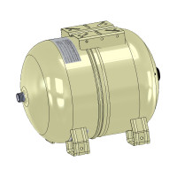 11A0002442 BEIGE Бак розширювальний HYDRO-PLUS 24 л 1&Prime; NPT горизонтальний Ø300 10 bar –10+99°C Zilmet S.p.A.