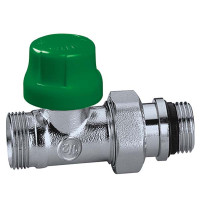 233402 Динамічний термостатичний клапан DYNAMICAL® М23 x 1,5 х 1/2″ прямий 10 bar 5÷95 °C Caleffi S.p.a.