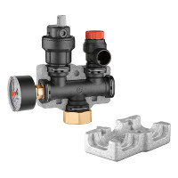 305663 Група безпеки котла композит/латунь Ø1&Prime; 50 kW 5÷90°C Caleffi S.p.a