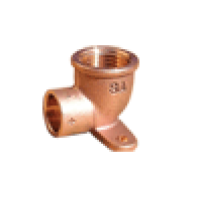 4472g Коліно настінне Ø15 x 1/2&Prime; В (бронза) SANHA