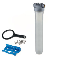 SA1381301 Фільтр-колба антимікробна DP MONO SANIC 1/2&Prime; OT (латунь) 20&Prime; 45°C 8 bar KIT Atlas Filtri s.r.l.
