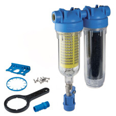 RA6096224 Фільтр HYDRA RAINMASTER DUO Ø3/4&Prime; (латунь) + картриджи RAH, LA 45°C 8 bar KIT Atlas Filtri s.r.l.