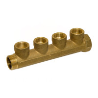 2240060400 Колектор Ø1&Prime; х 4 х 1/2&Prime; ВР латунь I=36 мм BIANCHI F.LLI S.P.A.