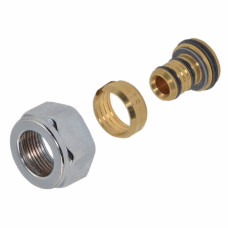 A39202CB Гайка для м.п. труби Ø16 x 2,0 мм x 24-19 ХРОМ Carlo Poletti Srl