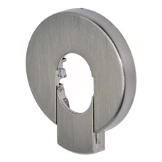 A56955J Накладка декоративна розбірна (пластик) Ø45 x 15 мм BRUSH SILVER Carlo Poletti Srl