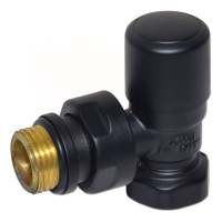 V140410EFS9005O Кран відсікаючий кутовий BLACK MATTE Ø1/2&Prime; FIRST Carlo Poletti Srl