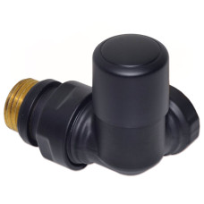 V174410EFS9005OSX Кран відсікаючий трьохосьовий BLACK MATTE Ø1/2&Prime; SX (лівий) FIRST CORNER Carlo Poletti Srl