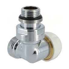 V175111CBSX Термоклапан трьохосьовий ХРОМ Ø1/2&Prime; х 24-19 SX (лівий) FIRST CORNER Carlo Poletti Srl