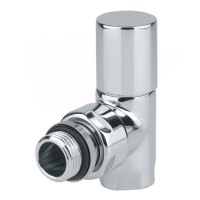 V30310B Кран радіаторний кутовий ХРОМ Ø1/2&Prime; CYLINDER Carlo Poletti Srl