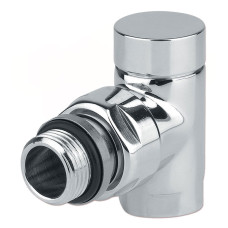 V30410B Кран відсікаючий кутовий ХРОМ Ø1/2&Prime; CYLINDER Carlo Poletti Srl