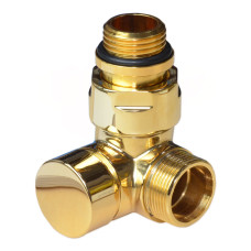 V74211HSX Кран відсікаючий трьохосьовий GOLD Ø1/2″ х 24-19 SX (лівий) CORNER Carlo Poletti Srl