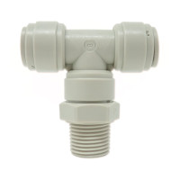 Трійник Ø3/8&Prime; (трубка) х Ø1/4&Prime;ЗР х Ø3/8 (трубка) Polyacetal (HRPT3/8-N02G) CDC Fluidtech Europe S.r.l.