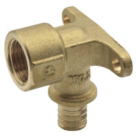 340023H041622A Коліно настінне Ø16 x 1/2&Prime; ВР H=40,5 мм (натяжна гільза) GENERAL FITTINGS