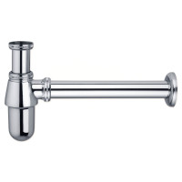 529114 Сифон латунний ХРОМ для умивальника (під автопробку) CONCORD Ø32 х 1 1/4″ Ghidini SpA