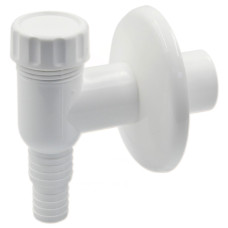 1208BI0000 Сифон для ПМ Ø 32 зовнішній з кулькою + розетка PP БІЛИЙ GoPlast S.r.l.