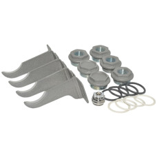 5501493R Монтажний комплект (4 кроншт.) для алюмінієвого радіатора 1&Prime; х 1/2&Prime; GRAPHITE 3R NOVA FLORIDA