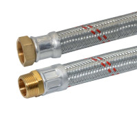 658412402600 AVC-Z DN25 Шланг прямий антивібраційний 1&Prime;х1&Prime; ВЗ  -5/+90 C° PN10 L=600 мм PARIGI