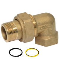 F19R002 Збірка (КОНУС) латунна кутова Ø1/2&Prime; ВЗ FP Pattaroni