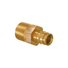 1145660 Штуцер латунь Q&E з зовнішньою конусною різьбою Ø16 х R1/2&Prime; ЗP Uponor GmbH