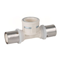 VS0150921 / VS0152921 BRAVO PRESS PPSU Трійник Ø20 (2,0) х 1/2&Prime; ВР х 20 (2,0) Valsir S.p.A.