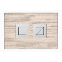 VS0876337 Клавіша (пневматика) WOOD White oak (матова квадратна) Valsir S.p.A.