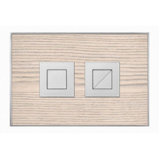 VS0876337 Клавіша (пневматика) WOOD White oak (матова квадратна) Valsir S.p.A.