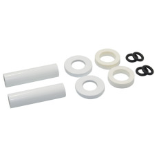 A54607E Комплект трубок + накладок Ø38-Ø18-L70 мм БІЛИЙ Carlo Poletti Srl