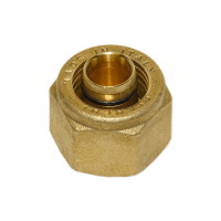 2190000403 Гайка з ніпелем Ø16 х 2,0 х 1/2&Prime; (м.п.) латунна BIANCHI F.LLI S.P.A.
